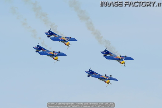 2013-06-28 Zeltweg Airpower 0734 Flying Bulls Aerobatics Team - Zlin Z-50LX